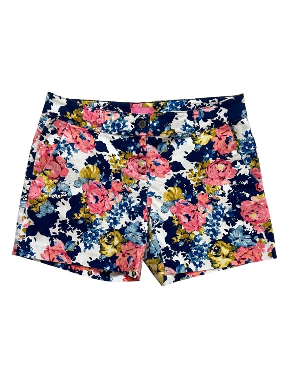 Isaac Mizrahi Blue & Pink  Floral  Shorts Sz.12